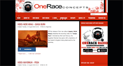 Desktop Screenshot of oneraceconcepts.com
