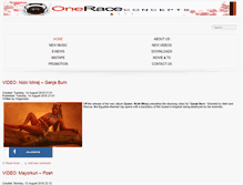 Tablet Screenshot of oneraceconcepts.com